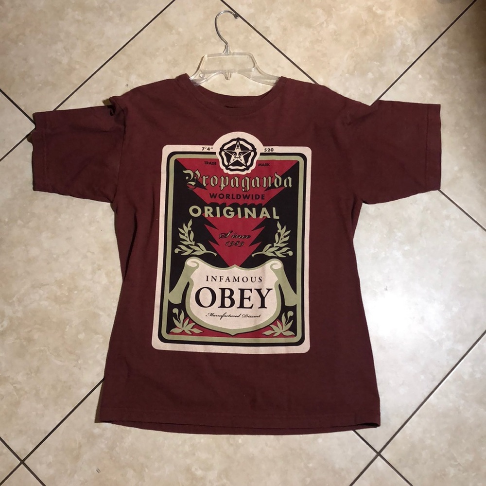 Obey short sleeve shirt